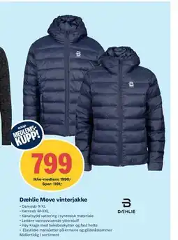 Coop Obs Dæhlie Move vinterjakke tilbud