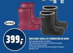 Coop Obs DOCK BOOT AERO LITE TERMOSTØVLER BARN tilbud