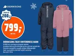 Coop Obs DIDRIKSONS TALVI VINTERDRESS BARN tilbud