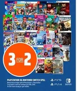 Coop Obs PLAYSTATION OG NINTENDO SWITCH SPILL tilbud