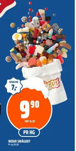 Coop Obs NIDAR SMÅGODT tilbud