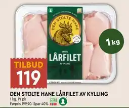 Coop Mega DEN STOLTE HANE LÅRFILET AV KYLLING tilbud