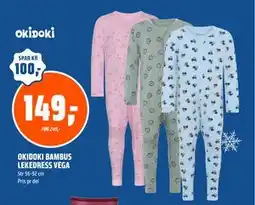 Coop Obs OKIDOKI BAMBUS LEKEDRESS VEGA tilbud