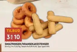 Coop Mega SMULTRINGER/KRANSEKAKESTENGER tilbud