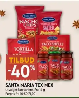 Coop Mega SANTA MARIA TEX-MEX tilbud
