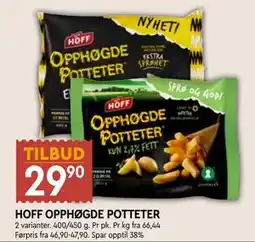 Coop Mega HOFF OPPHØGDE POTTETER tilbud