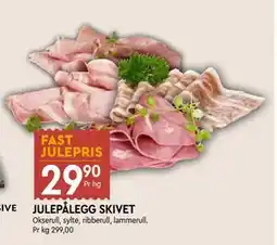 Coop Mega JULEPÅLEGG SKIVET tilbud