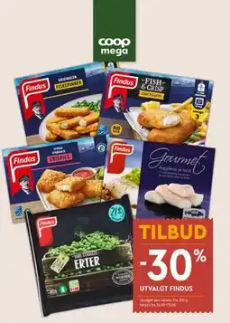 Coop Mega UTVALGT FINDUS tilbud