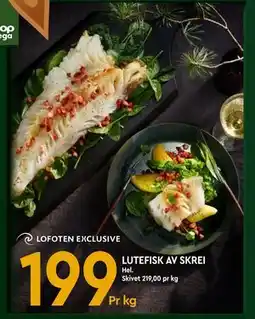 Coop Mega LUTEFISK AV SKREI tilbud