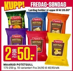 Europris MAARUD POTETGULL tilbud