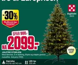 Europris JULETRE STORLIEN tilbud