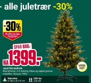 Europris JULETRE NARVIK tilbud