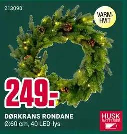 Europris DØRKRANS RONDANE tilbud