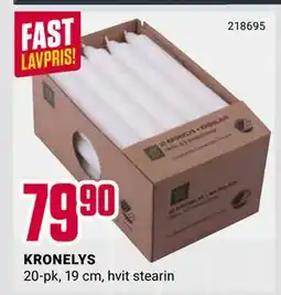 Europris KRONELYS tilbud