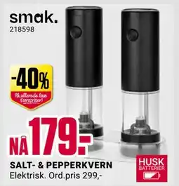 Europris SALT- & PEPPERKVERN tilbud