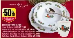 Europris SERVISE TRADISJON tilbud