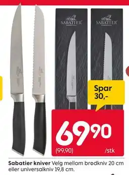 Rusta Sabatier kniver tilbud