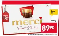 Rusta Merci sjokoladeeske tilbud