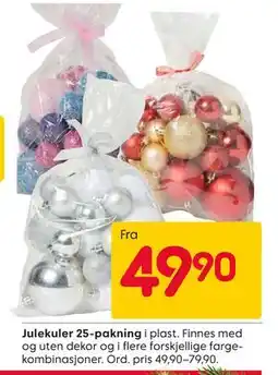 Rusta Julekuler 25-pakning tilbud