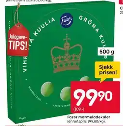Rusta Fazer marmeladekuler tilbud