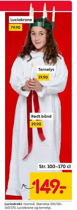 Rusta Luciakrone tilbud