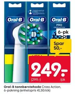Rusta Oral-B tannbørstehode tilbud