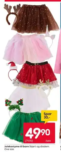 Rusta Julekostyme til barn tilbud