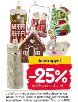 Rusta Juletrepynt tilbud