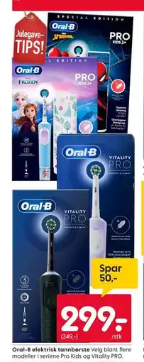 Rusta Oral-B elektrisk tannbørste tilbud