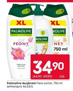 Rusta Palmolive dusjkrem tilbud