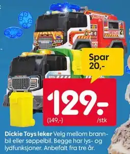 Rusta Dickie Toys leker tilbud