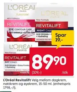 Rusta L’Oréal Revitalift tilbud