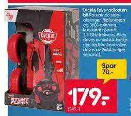 Rusta Dickie Toys radiostyrt bil tilbud