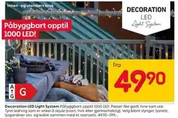 Rusta Decoration LED Light System tilbud