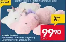 Rusta Kosedyr Unicorn tilbud