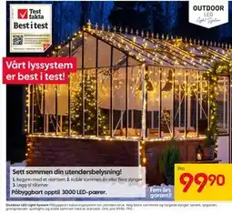 Rusta Outdoor LED Light System tilbud