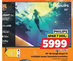 POWER 55 4K Google Smart TV tilbud