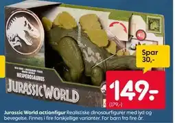 Rusta Jurassic World actionfigur tilbud