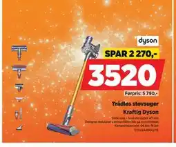 POWER Trådløs støvsuger tilbud