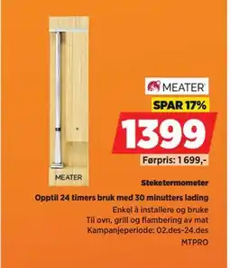 POWER Steketermometer tilbud