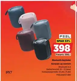 POWER Bluetooth-høyttaler tilbud