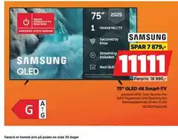 POWER 75 QLED 4K Smart-TV tilbud