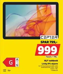 POWER 10,1 nettbrett tilbud