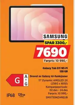 POWER Galaxy Tab S11 Wi-Fi 128 GB tilbud