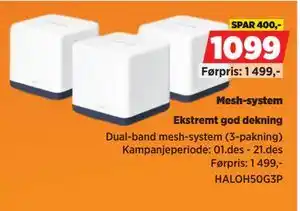 POWER Mesh-system tilbud