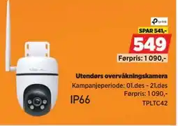 POWER Utendørs overvåkningskamera tilbud