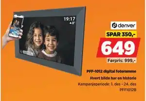 POWER PFF-1012 digital fotoramme tilbud