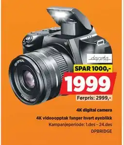 POWER 4K digital camera tilbud