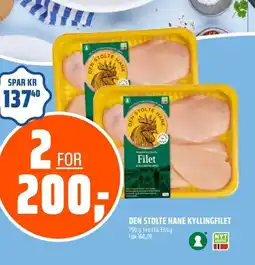 Coop Obs Den stolte hane kyllingfilet tilbud