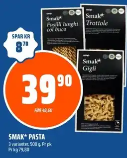 Coop Obs Smak* pasta tilbud